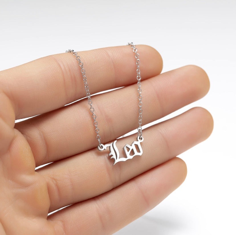 Silver Zodiac sign necklace